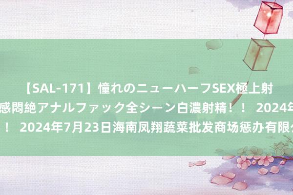 【SAL-171】憧れのニューハーフSEX極上射精タイム イキまくり快感悶絶アナルファック全シーン白濃射精！！ 2024年7月23日海南凤翔蔬菜批发商场惩办有限公司价钱行情