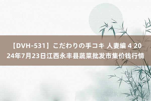 【DVH-531】こだわりの手コキ 人妻編 4 2024年7月23日江西永丰县蔬菜批发市集价钱行情