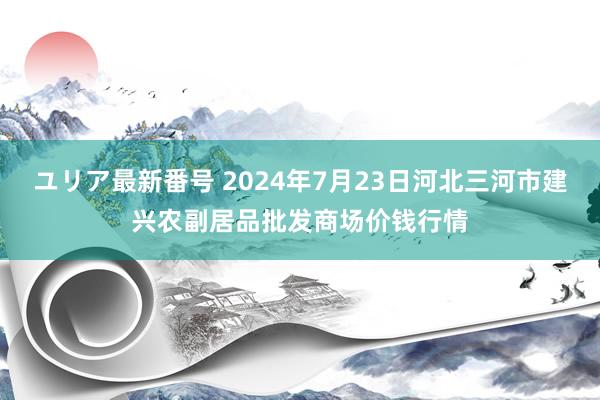 ユリア最新番号 2024年7月23日河北三河市建兴农副居品批发商场价钱行情