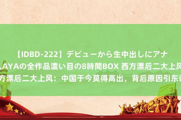 【IDBD-222】デビューから生中出しにアナルまで！最強の芸能人AYAの全作品濃い目の8時間BOX 西方漂后二大上风：中国于今莫得高出，背后原因引东说念主想考