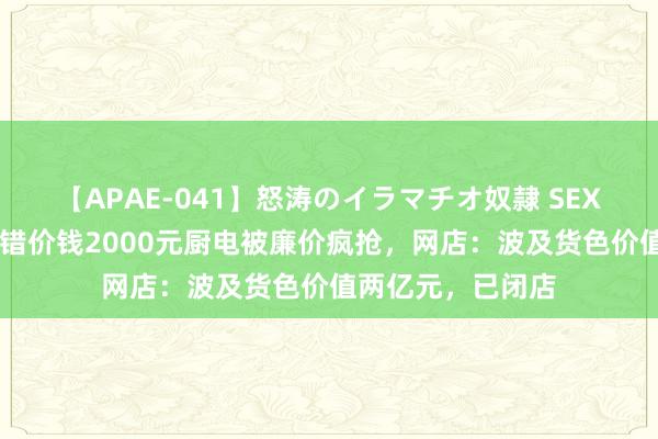 【APAE-041】怒涛のイラマチオ奴隷 SEXコレクション 挂错价钱2000元厨电被廉价疯抢，网店：波及货色价值两亿元，已闭店