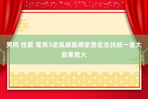 男同 性愛 電商3逆風頻襲網家　詹宏志找統一當大股東救火